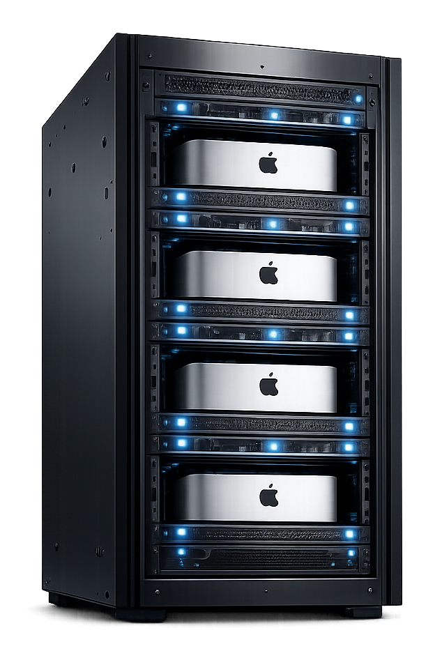 Rack Mounted Mac Mini Servers